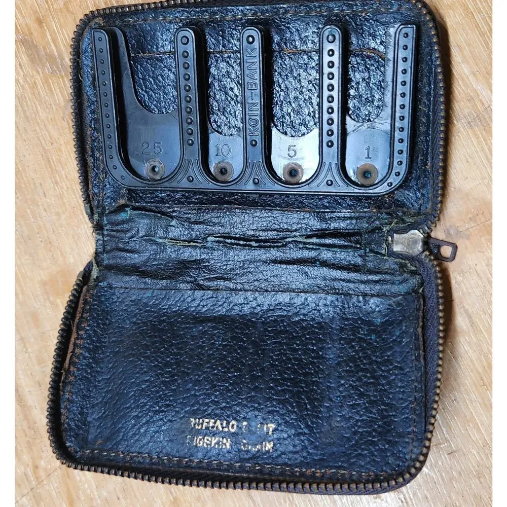 Vintage Cub Scouts Boy Scouts Pigskin Leather‎ Coin Purse